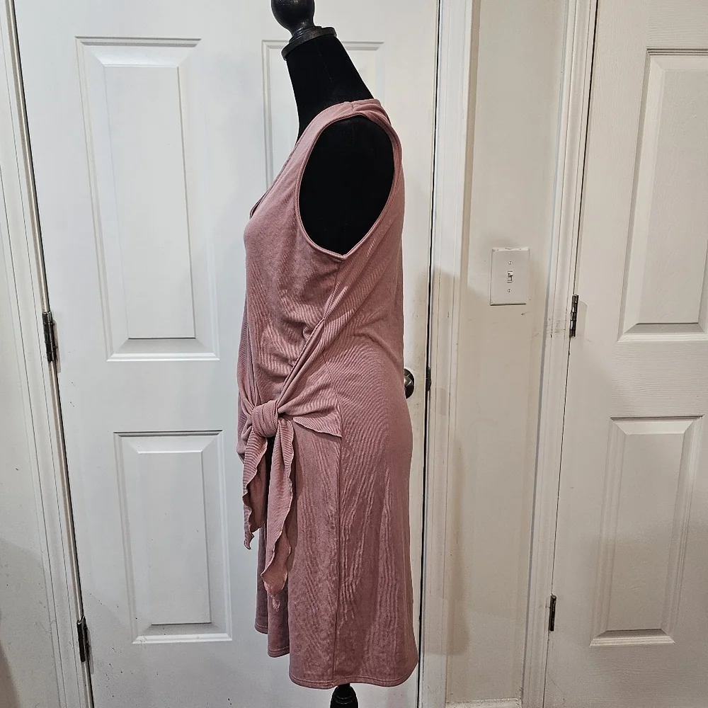 Anthropologie dress front tie knot wrap dress size medium soft girl,bohemian - Picture 7 of 11